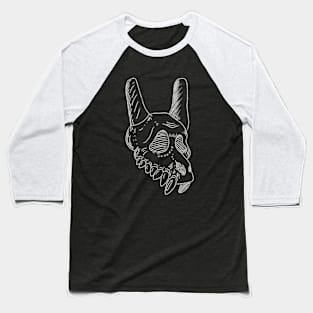 White animal skull Baseball T-Shirt